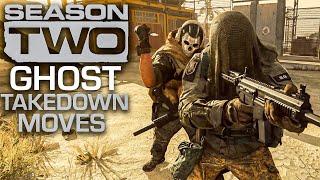 Modern Warfare Season 2 - Ghost Finishing Moves (All Takedowns)