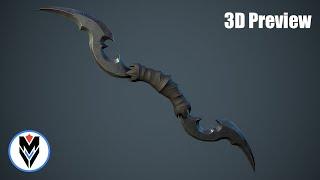 Stylized Fantasy Dagger 05