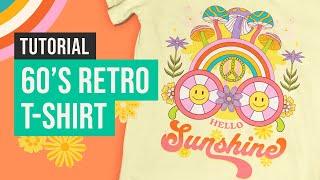 How To Make A 60s Retro Style T-Shirt Design