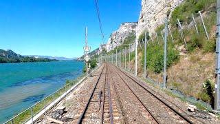  4K  Marseille St-Charles - Lyon Part-Dieu cab ride en BB 22200 [07.2022] Führerstandsmitfahrt