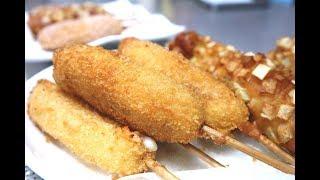 [헬렌간식] 명랑핫도그 따라하기, 찹쌀핫도그 레시피공개 Glutinous Rice Corn Dog