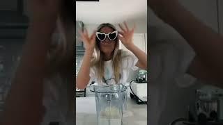 make a brownie batter smoothie with me  #shorts