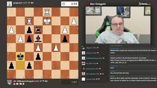 Daily Dose: Ben plays a Botez gambit vs a 1400