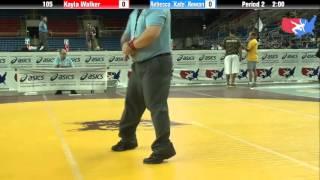 Fargo 2012 105 Round 1: Kayla Walker (California) vs. Rebecca `Kate` Rowan (Texas)