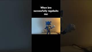 Bro needs to chill #stopmotion #sonic #relatable #funny