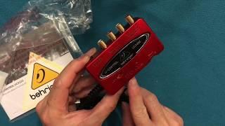 Unboxing of Behringer U-Control UCA222