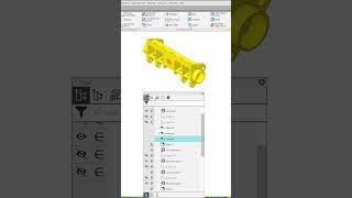 Dragging Objects in the Tree in KOMPAS-3D CAD System