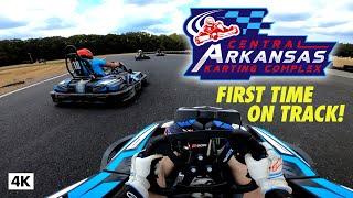 My first time to Central Arkansas Karting Complex!