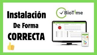 Explicación  ¿Cómo instalar de forma correcta BioTime 8.0.8 de ZKTeco Perú? ‍