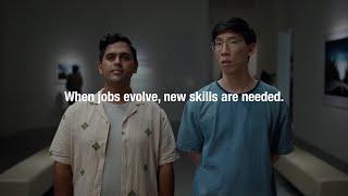 When jobs evolve, new skills are needed