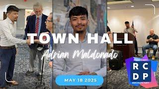 Adrian Maldonado at Salisbury's CD06 Town Hall