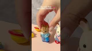 My very first sylvanian families  #sylvanianfamilies #douyin #shorts #kawaii #cute #animals