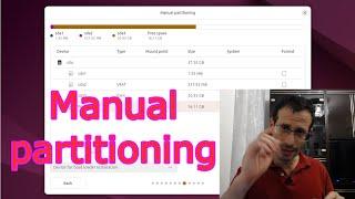 Ubuntu 24.04 | Manual partitioning during Linux installation
