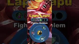 2024 Lapu lapu Best Build Setup Guide #mlbb #shorts #Lapu lapu #chouexp