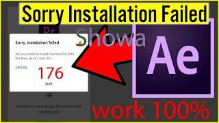 How to fix Error 176 on adobe programs