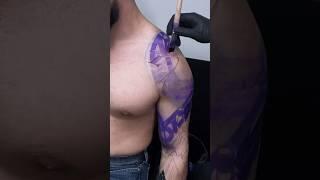 You asked me to show you the process of drawing a tattoo - I’ll show you)