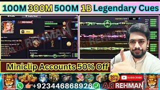 Win Every Game with Legendary Cue | Cheap Best Miniclip Accounts  | 8 Ball Pool️️