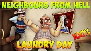 Neighbours from Hell. Laundry Day. PC [Walkthrough]