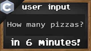 C user input ⌨️