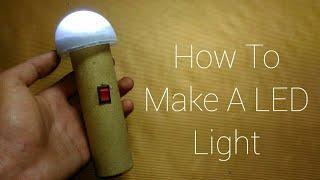 How to make a led light by electronic channel