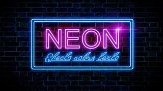 Efecto neon Photoshop sobre textos: Crea este increíble efecto de luz de neón desde cero