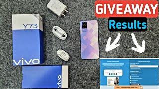 GIVEWAY RESULTS : VIVO Y73 from " RANDOM COMMENT PICKER