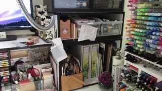 Tour of Sparkle Tart's Craft Room