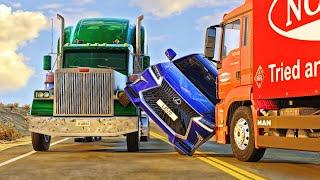 Truck and Car Crashes #08 [BeamNG.Drive]