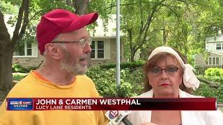 Madison couple describes experiencing severe weather