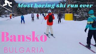 Bansko 2019 Ski Road 1 to lower station of gondola lift