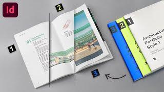 1 Project 3 Different Architecture Portfolio Styles in InDesign