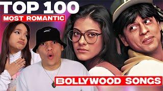 Bollywood Love is PERFECT! Latinos react to Top 100 BOLLYWOOD LOVE Songs !