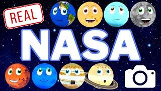 Real NASA Images from Our Solar System. Space For Kids. Planets