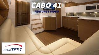 Cabo 41 (2020-) Features Video - By BoatTEST.com