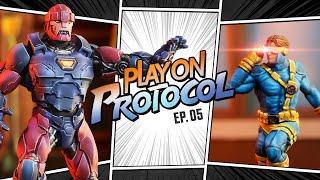 X-men Look to School Sentinels. Marvel Crisis Protocol