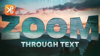 Create Zoom Through Text Intro in YouCut |  Epic Video Editing Tutorial |