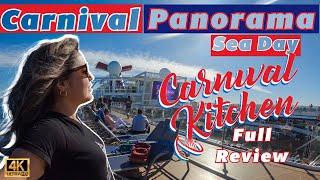 Carnival Panorama Cruise | Carnival Kitchen & Sea Day