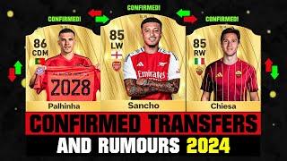 FIFA 25 | NEW CONFIRMED TRANSFERS & RUMOURS!  ft. Sancho, Palhinha, Chiesa... etc