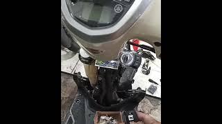 Pemasangan kunci keyless Yamaha grand filano by ss modification concept ss modification