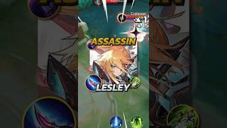 Assassin Lesley vs Critical Lesley! Mobile Legends #mobilelegends #mlbb #gaming #MLBBCreator