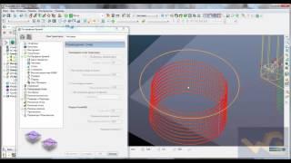 По профилю 2D кривой Powermill