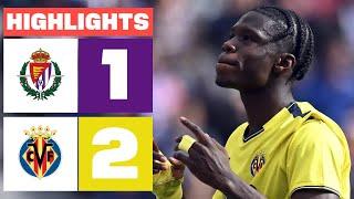 REAL VALLADOLID CF 1 - 2 VILLARREAL CF I RESUMEN LALIGA EA SPORTS