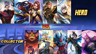 MOBILE LEGENDS HERO VS COLLECTOR 1 VS 1 FIGHT