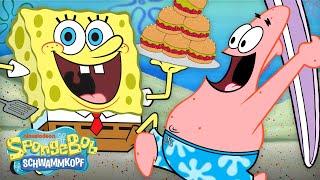 SpongeBobs Sommer-Krabbenburger-Party! | 25-Minuten-Compilation | Spongebob Schwammkopf