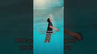 TOO E-Z #shorts #pov #pool #drowning #swim #humor #trending #viral #relatable