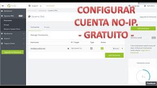 Configuración de DNS Dinámico con NOIP - Gratuito.