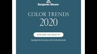 Color Trends 2020 |  Buxton Blue & Blue Danube | Benjamin Moore