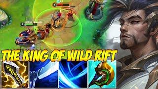 THE KING OF WILD RIFT WITH YASUO - UNSTOPPABLE PLAYER!!!