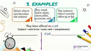 Passive verbs with two objects C1