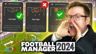 THE COMPLETE FM24 SET PIECE GUIDE